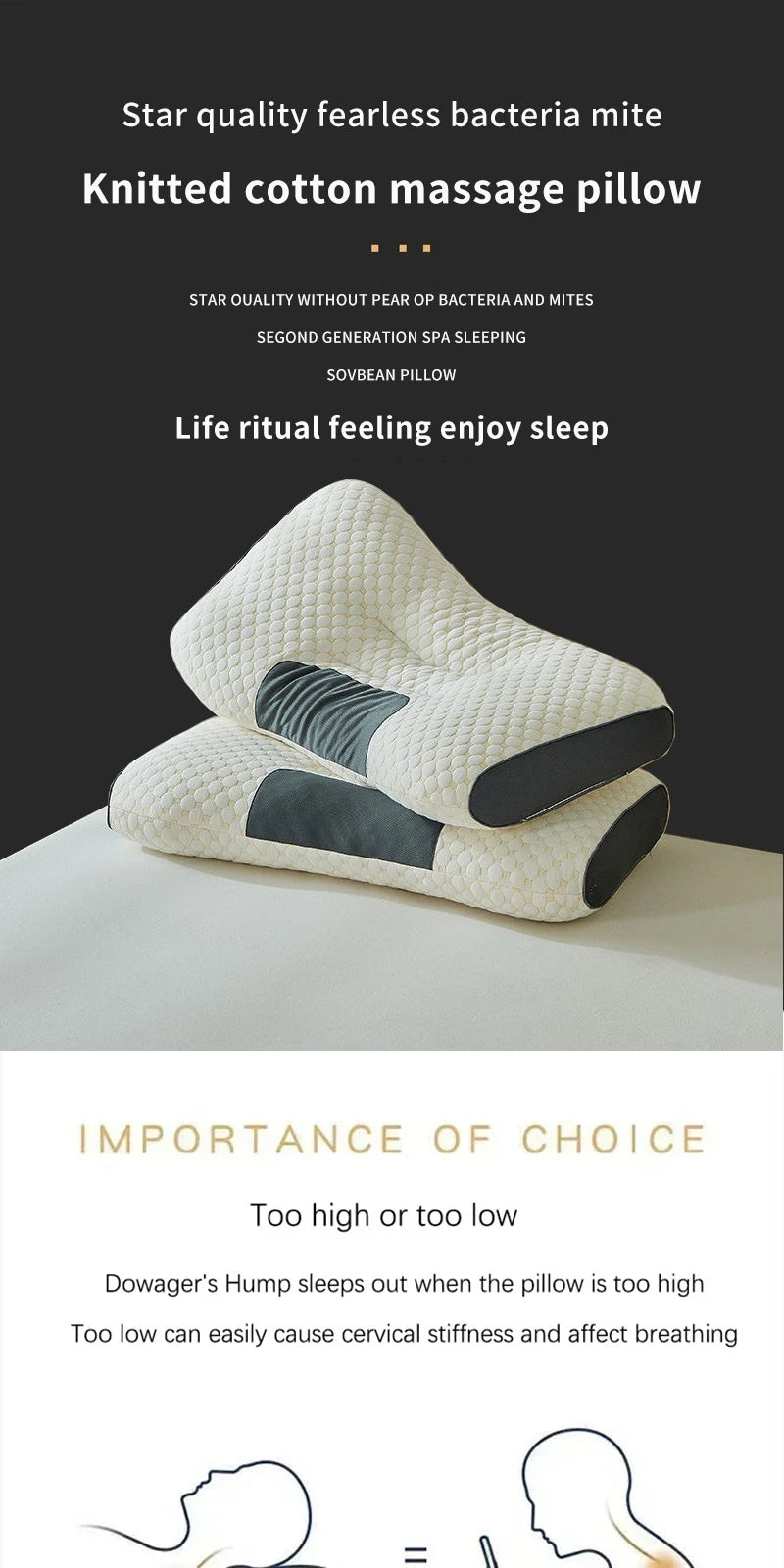 TruEase™ U-Shape Massage Pillow